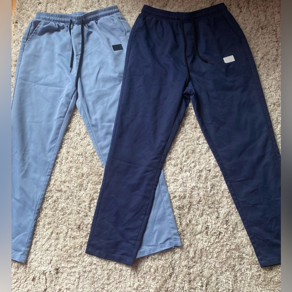 SHEIN Men's Blue and Navy Pants